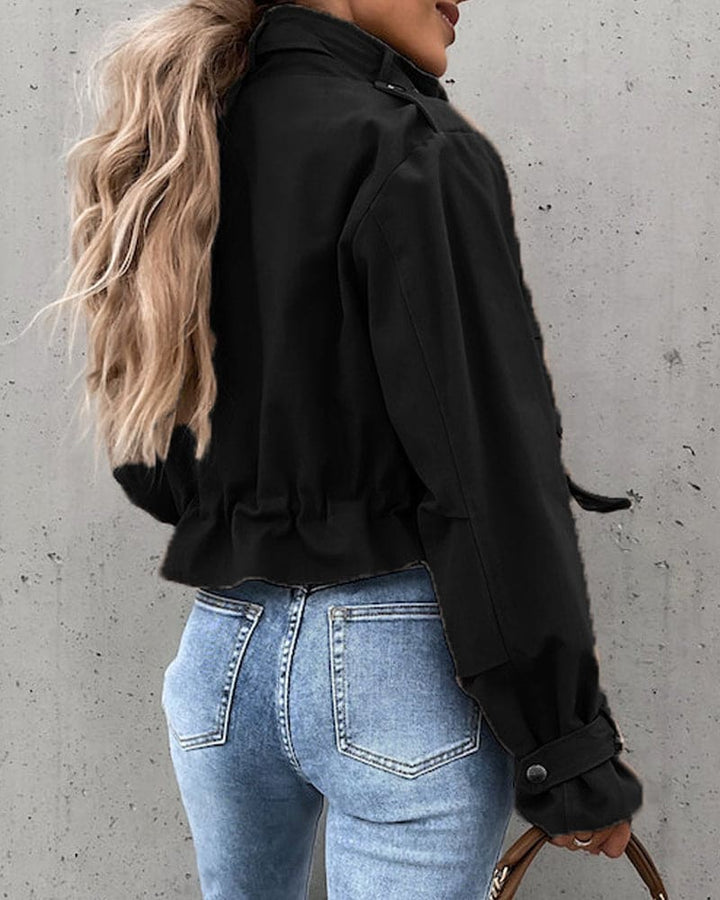Drune | Damen Crop Utility Jacke