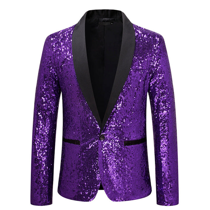 Drune | Stilvoller Pailletten-Blazer für Herren