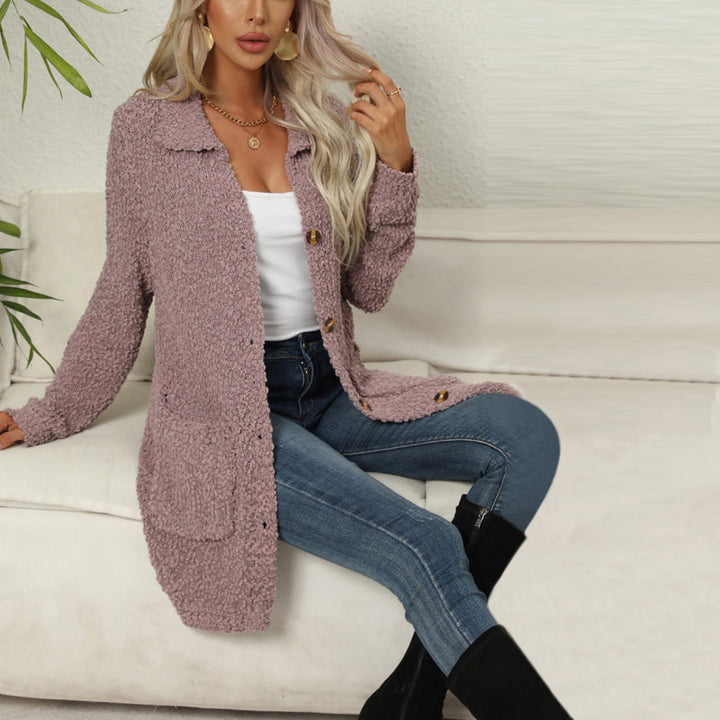 Drune | Lässiger Einfarbiger Cardigan