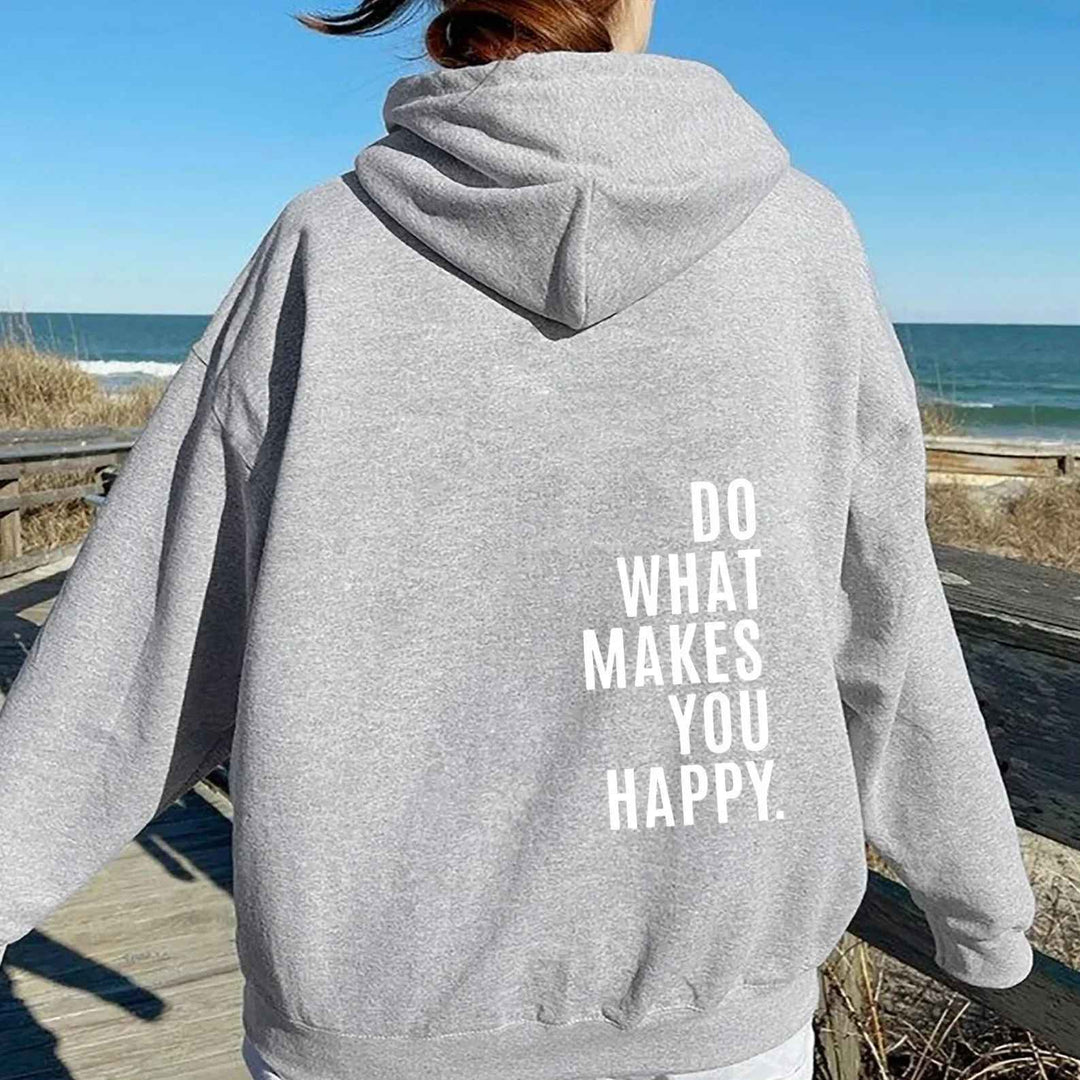 Drune - Damen Hoodie - Lässiger Streetstyle mit Schriftzug