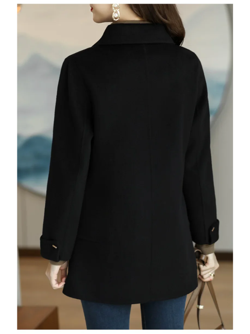 Drune | Damen Klassischer Petite Trenchcoat Mit Spitzem Kragen