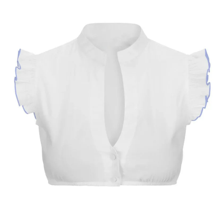 Drune | Kurzärmelige Dirndlbluse Für Frauen