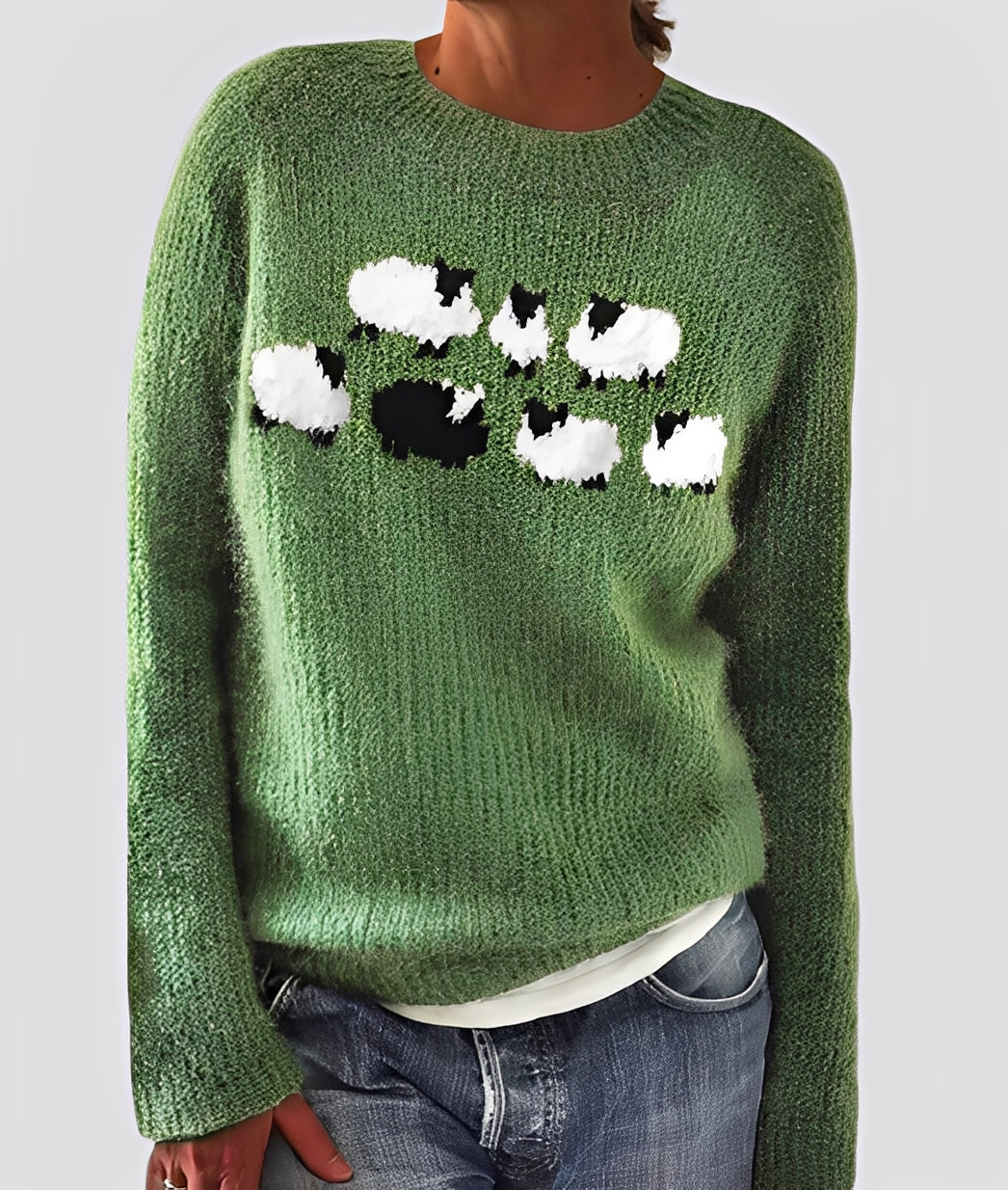 Drune | Damen-Wollpullover, elegant und locker geschnitten