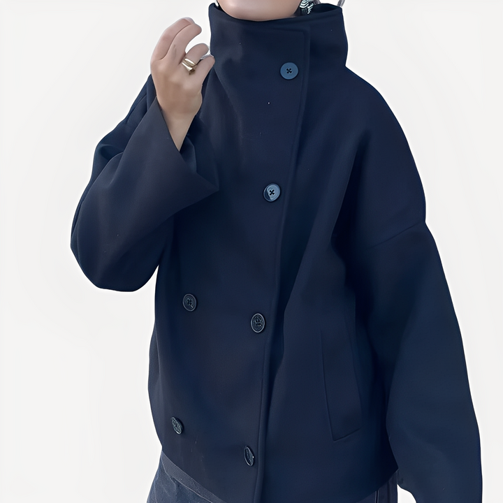 Drune | Schicke Damenwolljacke mit einem Knopf