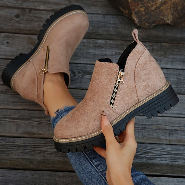 Drune | klassische Leder-Stiefeletten für Damen