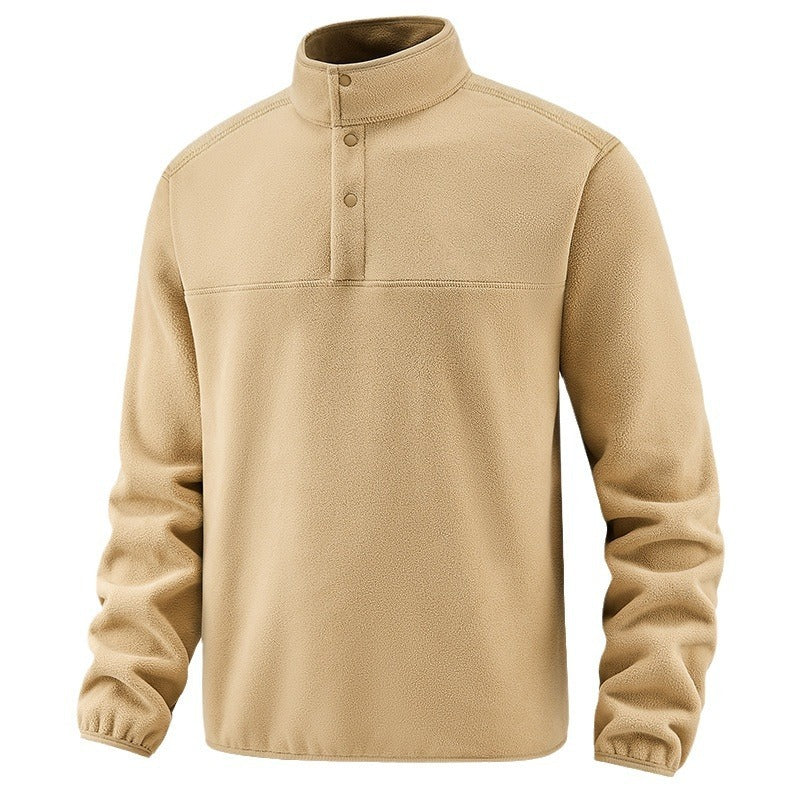 Drune | Luxuriöse Fleece-Weste mit Knöpfen für Herren