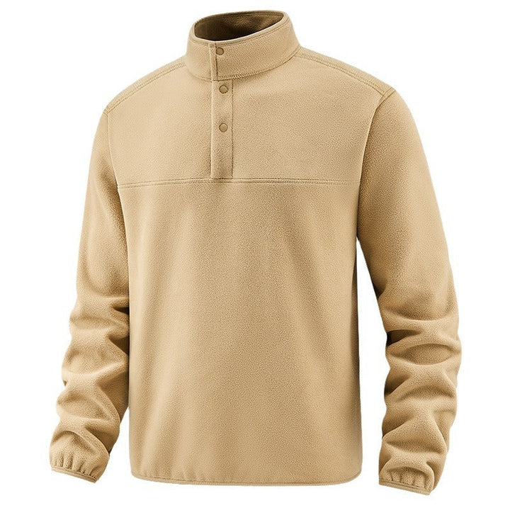 Drune | Luxuriöse Fleece-Weste mit Knöpfen für Herren