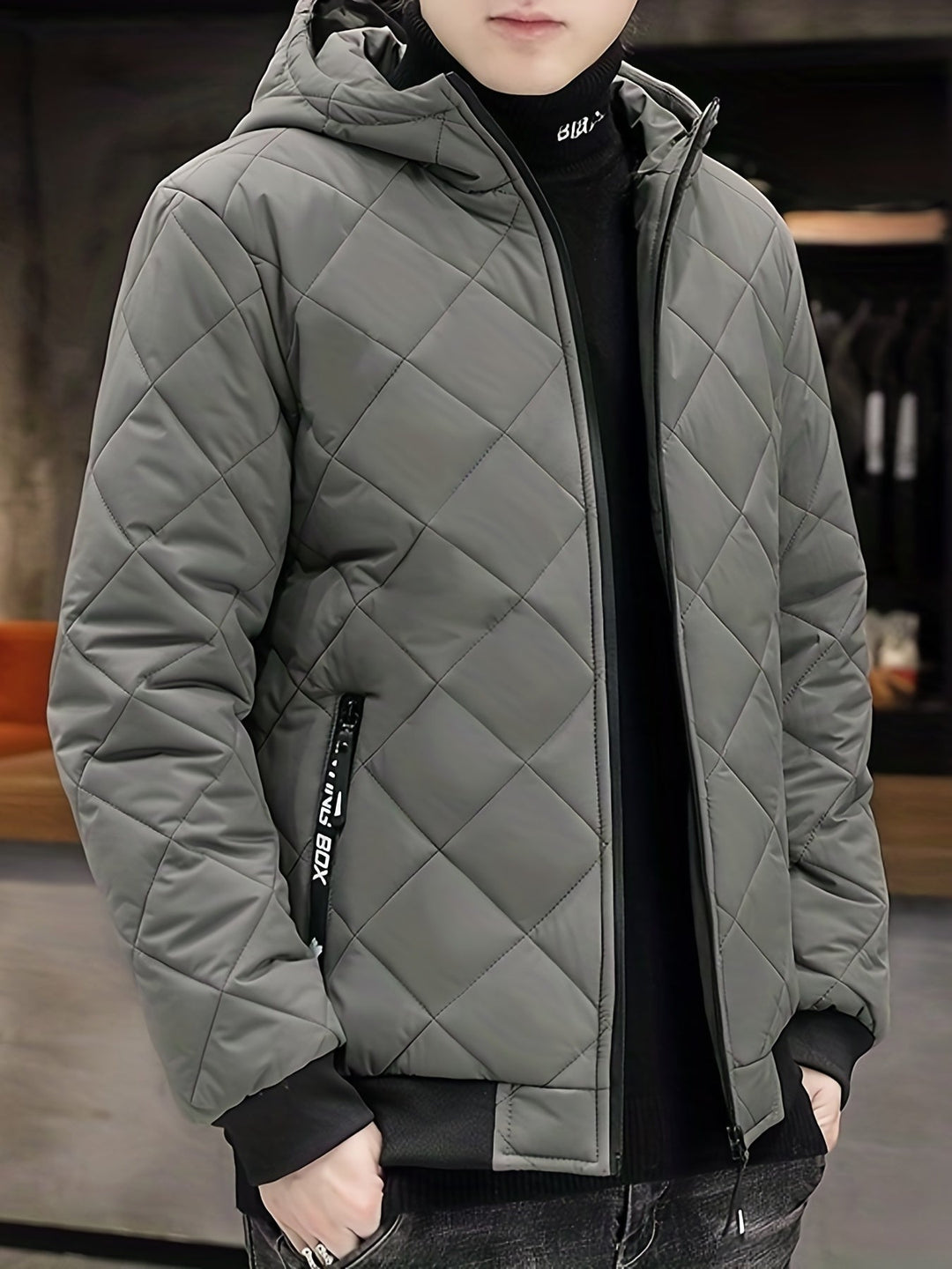 Drune | Herren Fleece-Hoodie Winterjacke - Perfekt für die Wintertage