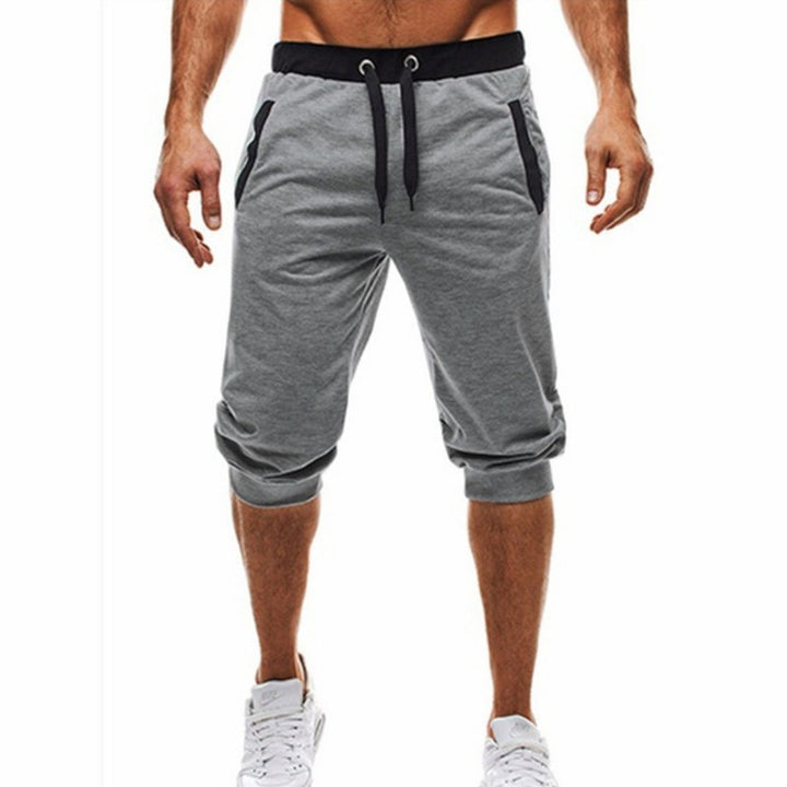 Herren Sport Capris Shorts mit verstellbarem Bund Drune