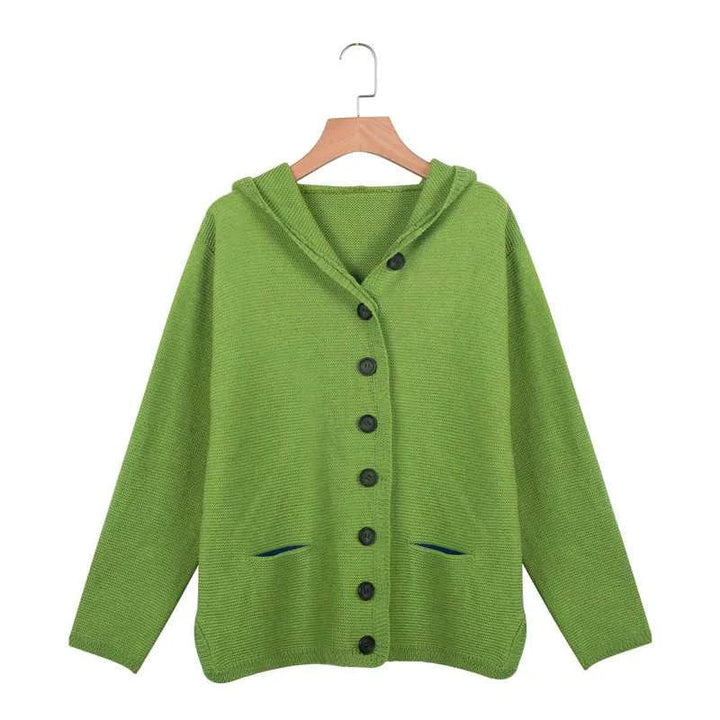 Drune | Stilvolles Strickjacke mit Kapuze