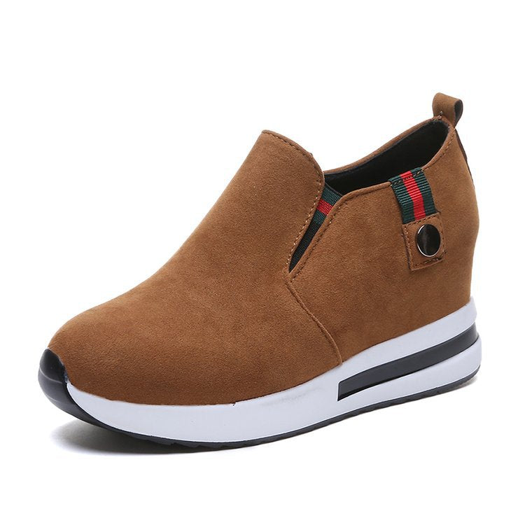 Damen Wedge-Sneaker mit modernem Slip-On-Design und bequemer Sohle Drune