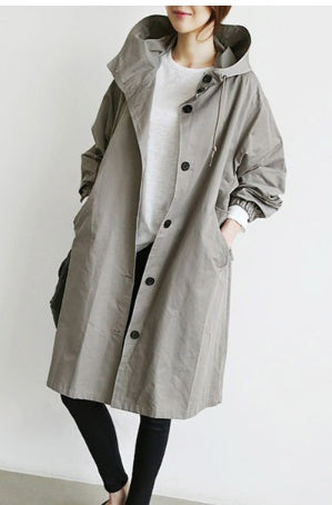 Drune | Damen Trenchcoat, Wind- und wasserdicht