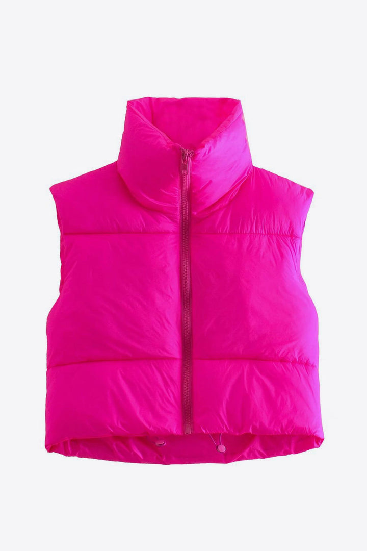 Drune | Zip-Up Drawstring Puffer Weste