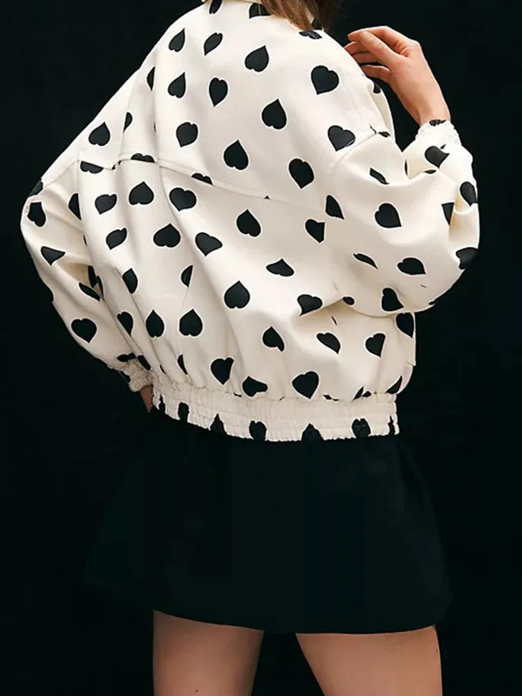 Drune | Jacke mit Herzdruck