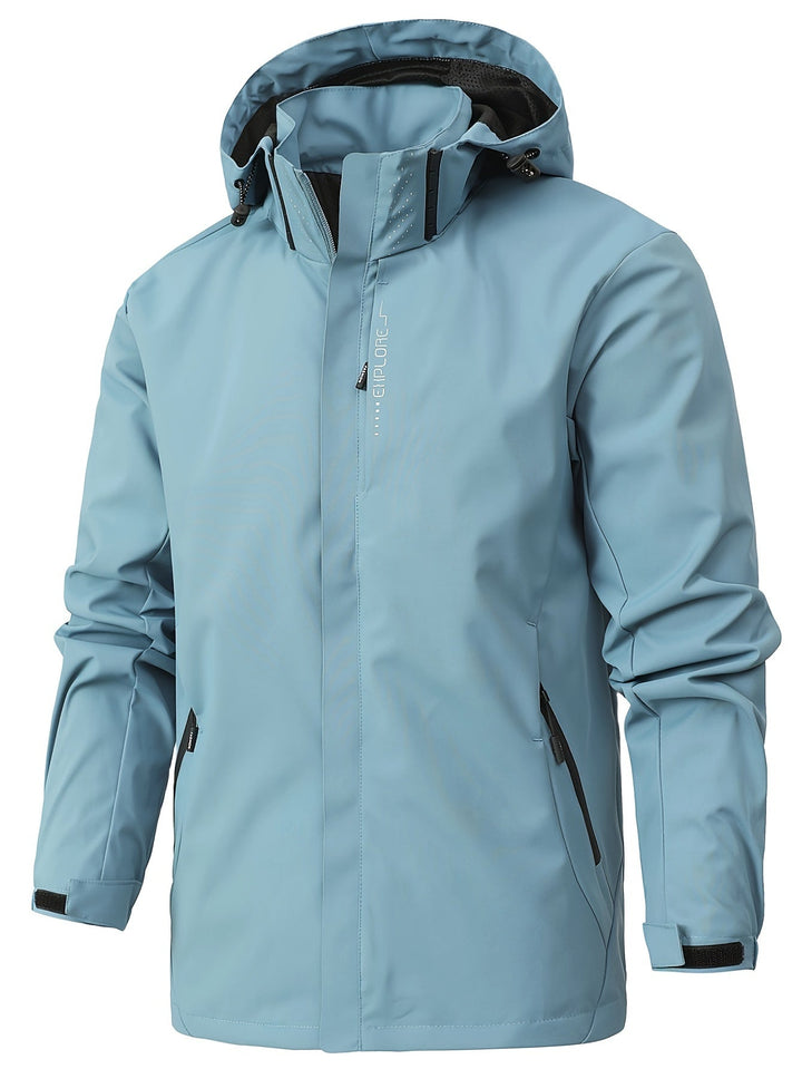 Drune | Herren Stylischer Kapuzenwindbreaker - Bequeme Outdoorbekleidung