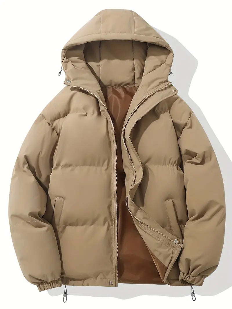 Drune | Lässige wattierte Jacke mit Hohem Halsausschnitt für Männer