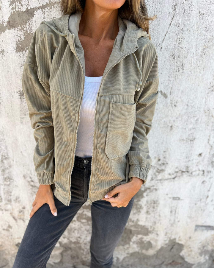 Drune | Corduroy Kapuzenjacke