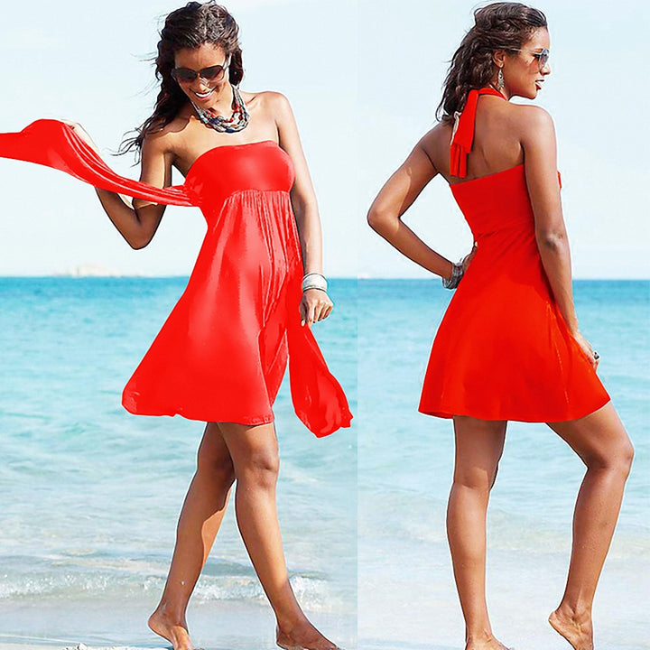 Damen Strandkleid mit variabler Tragemöglichkeit Drune