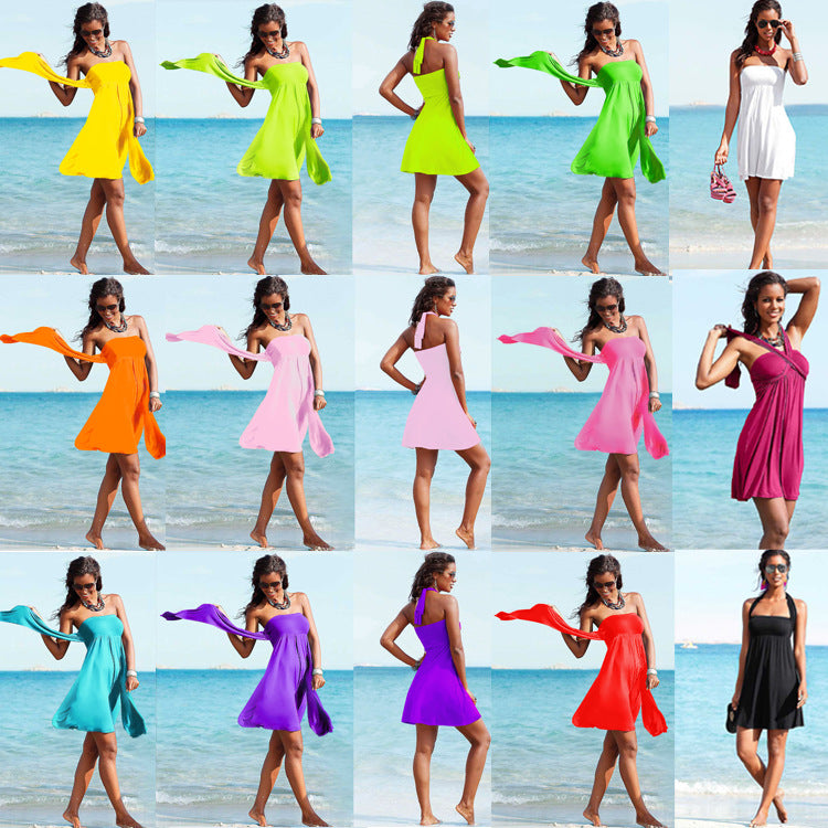 Damen Strandkleid mit variabler Tragemöglichkeit Drune