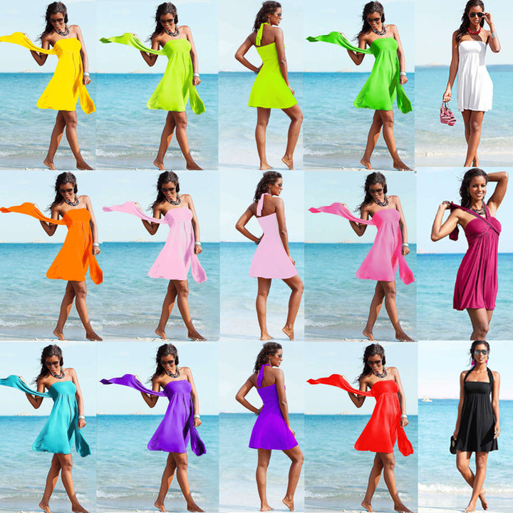 Damen Strandkleid mit variabler Tragemöglichkeit Drune