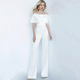 Drune | Eleganter V-Ausschnitt Jumpsuit