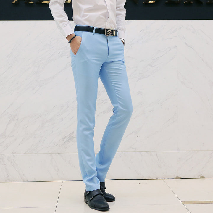 Herren nan tapered Komfort-Chino mit Stretchbund und dezenter Bügelfalte Drune