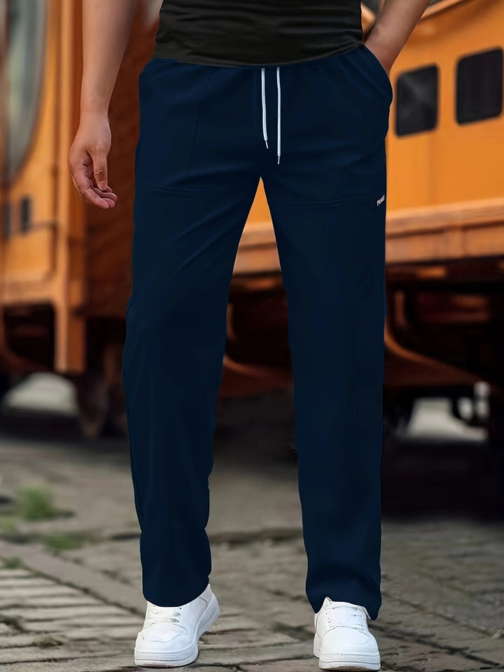 Drune | Stilvolle Kordelzug Athletische Hosen Mit Taschen Für Herren