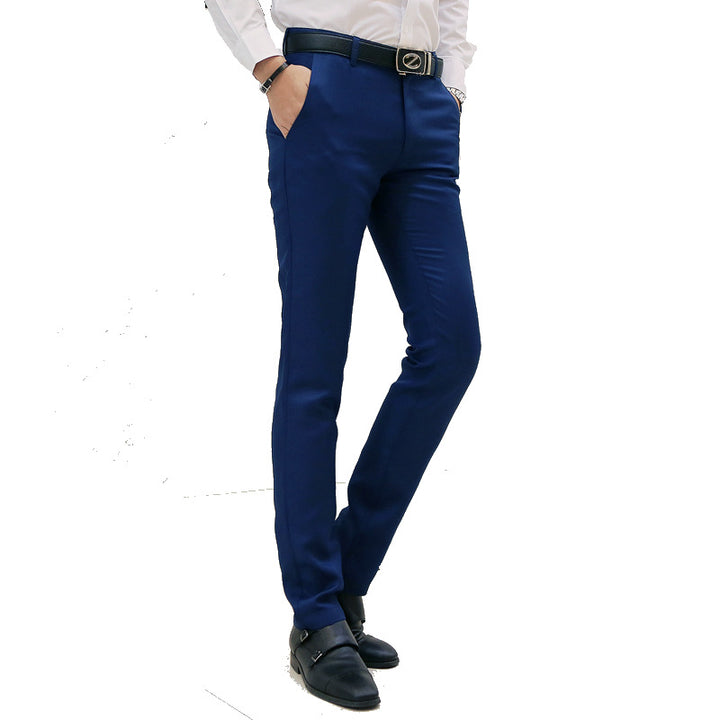 Herren nan tapered Komfort-Chino mit Stretchbund und dezenter Bügelfalte Drune