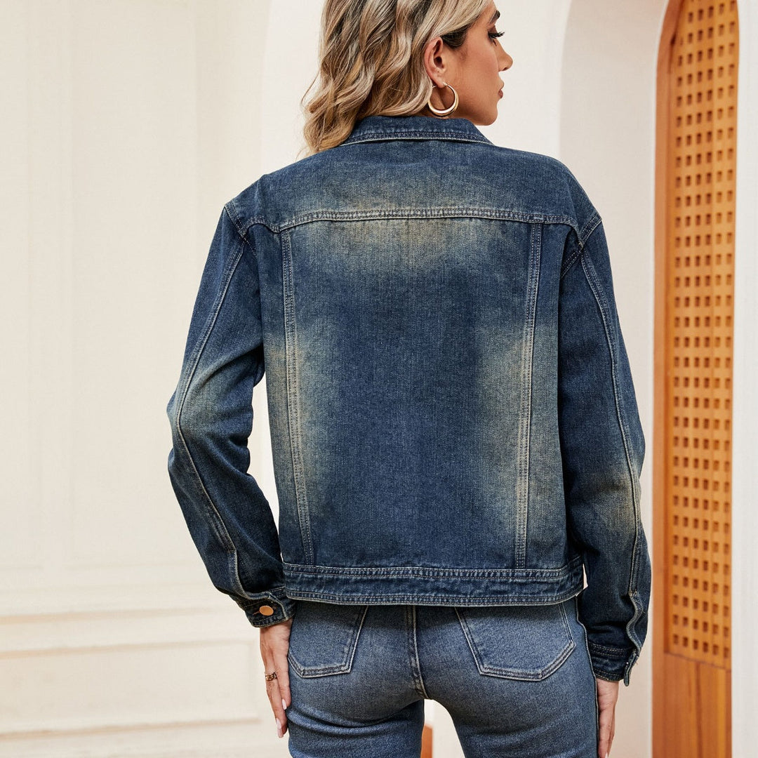 Drune | Gewaschenes Denim-Jacke