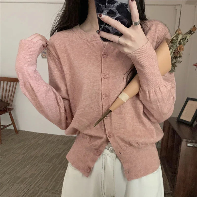 Drune | Cozy chunky knit wool cardigan sweater