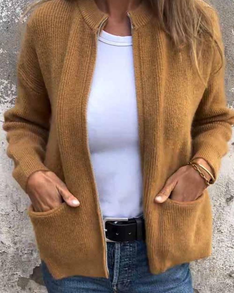 Drune | Einfachjacke mit Klassischem Reißverschlussdesign