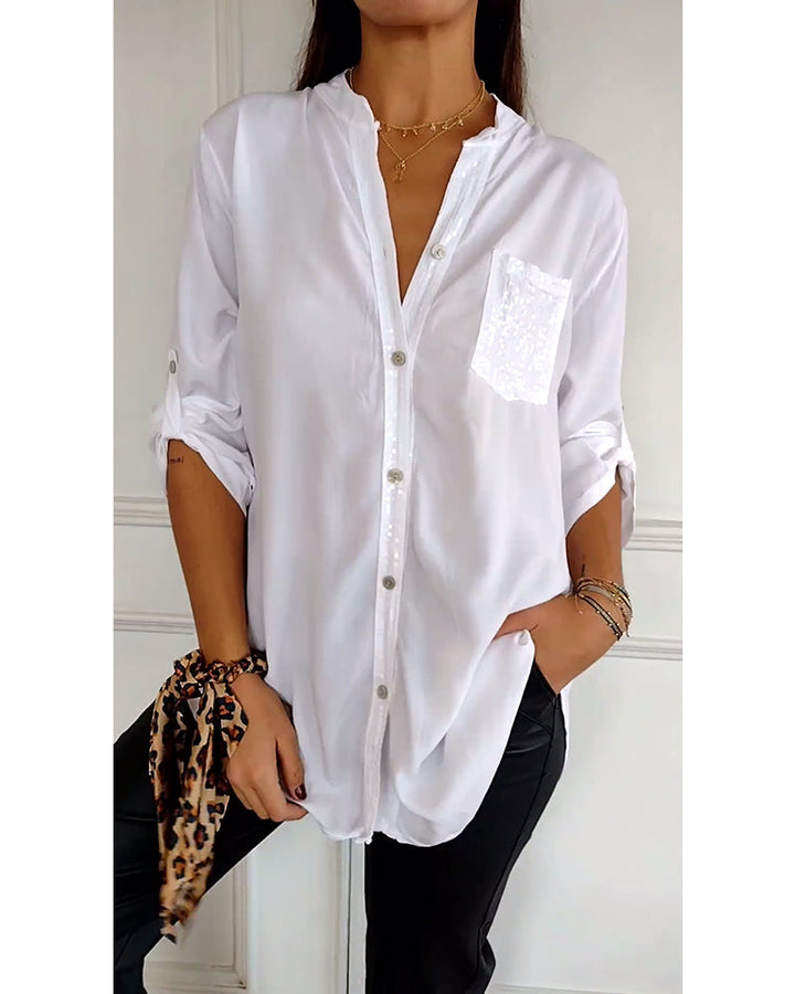 Drune | Stilvolle Bluse mit Glimmer Nicht Spezifiziert Elegant und Strahlend