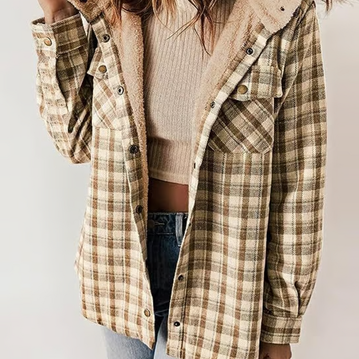 Drune | Karierte Kapuzenjacke – Lässiger Herbst - Look