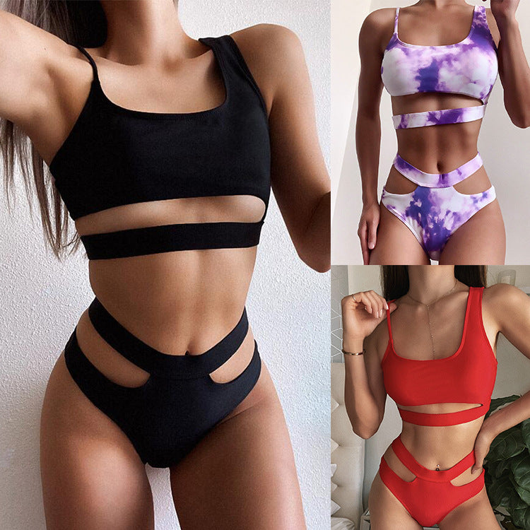 Damen Cut-Out Bikini-Set mit modischen Akzenten Drune