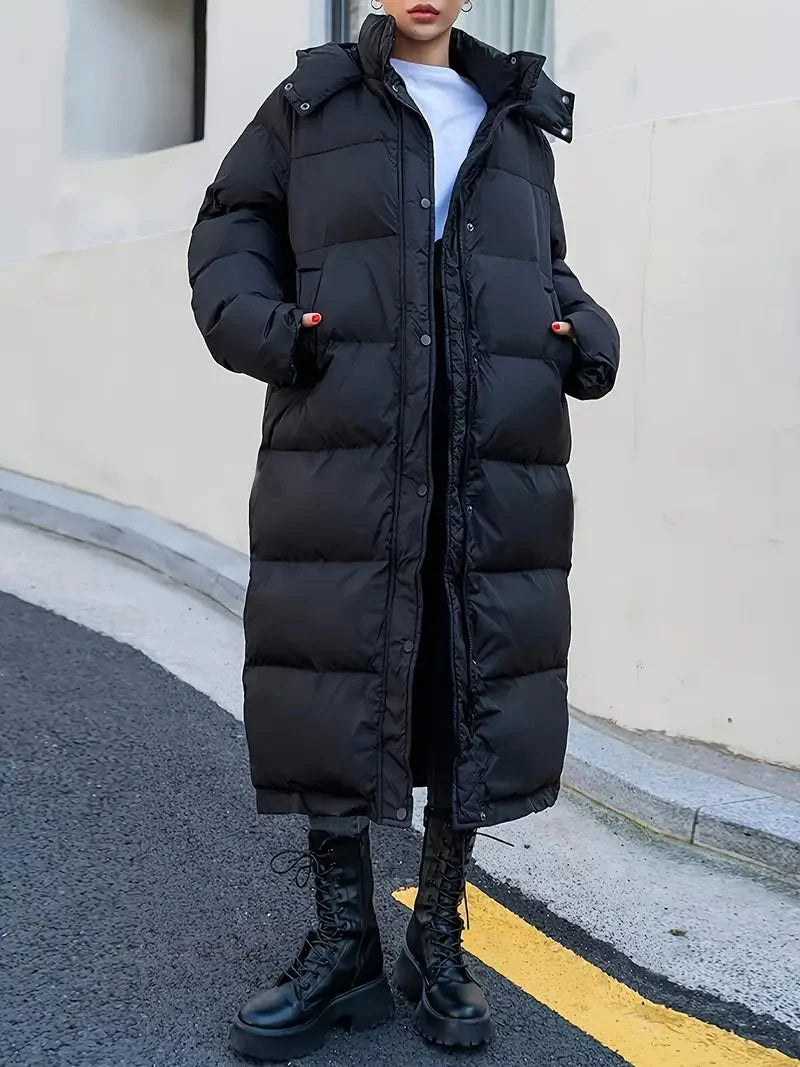 Drune | Übergroße Pufferjacke - Ultra-warme isolierte Konstruktion - Elegant & modern - Winteroberbekleidung