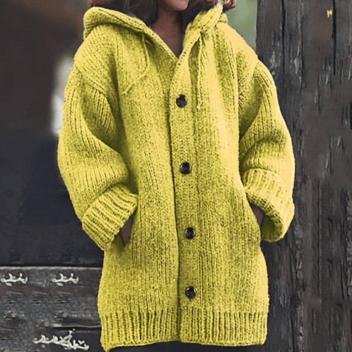Drune | Warme Damen-Strickjacke
