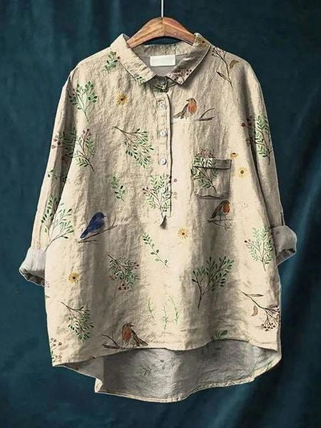 Drune | Elegante und vielseitige Blumenbluse