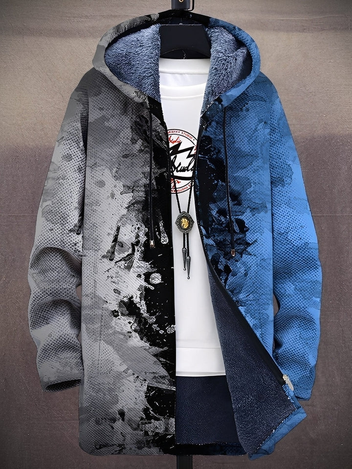Drune | Stilvolle bedruckte Jacke mit Kapuze für Männer