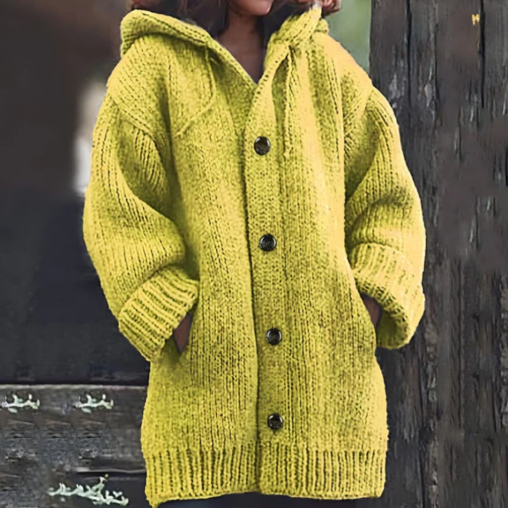 Drune | Lange Jacke mit Kapuze