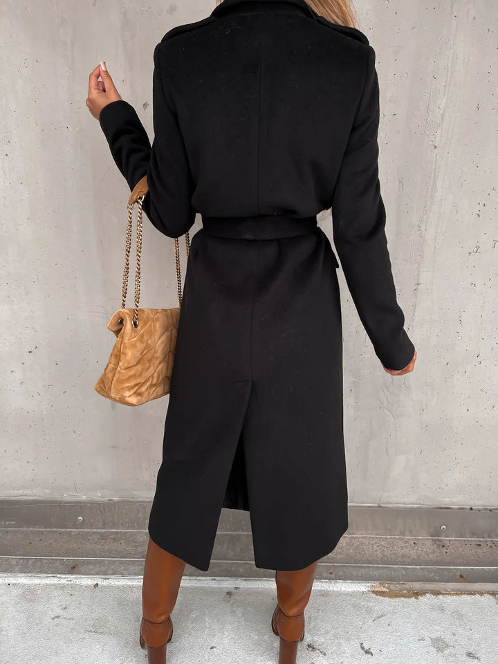Drune | Stilvolle Wollmix Damenjacke Mit Gürtel
