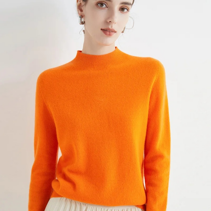 Drune | Cashmere Pullover Damen Rundhals Weicher und Leichter Strickpullover