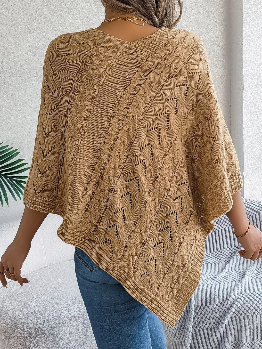 Drune | Strickpullover Poncho