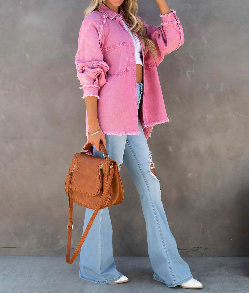 Drune | Edge Patchwork Pocket Denim-Jacke
