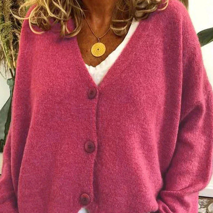 Drune | Schicke Herbst Einfarbige Lockere Pullover für Frauen