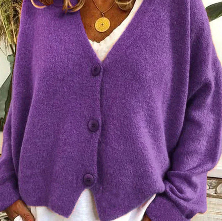Drune | Schicke Herbst Einfarbige Lockere Pullover für Frauen