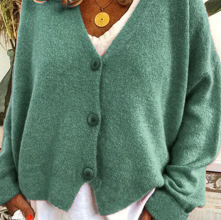 Drune | Schicke Herbst Einfarbige Lockere Pullover für Frauen