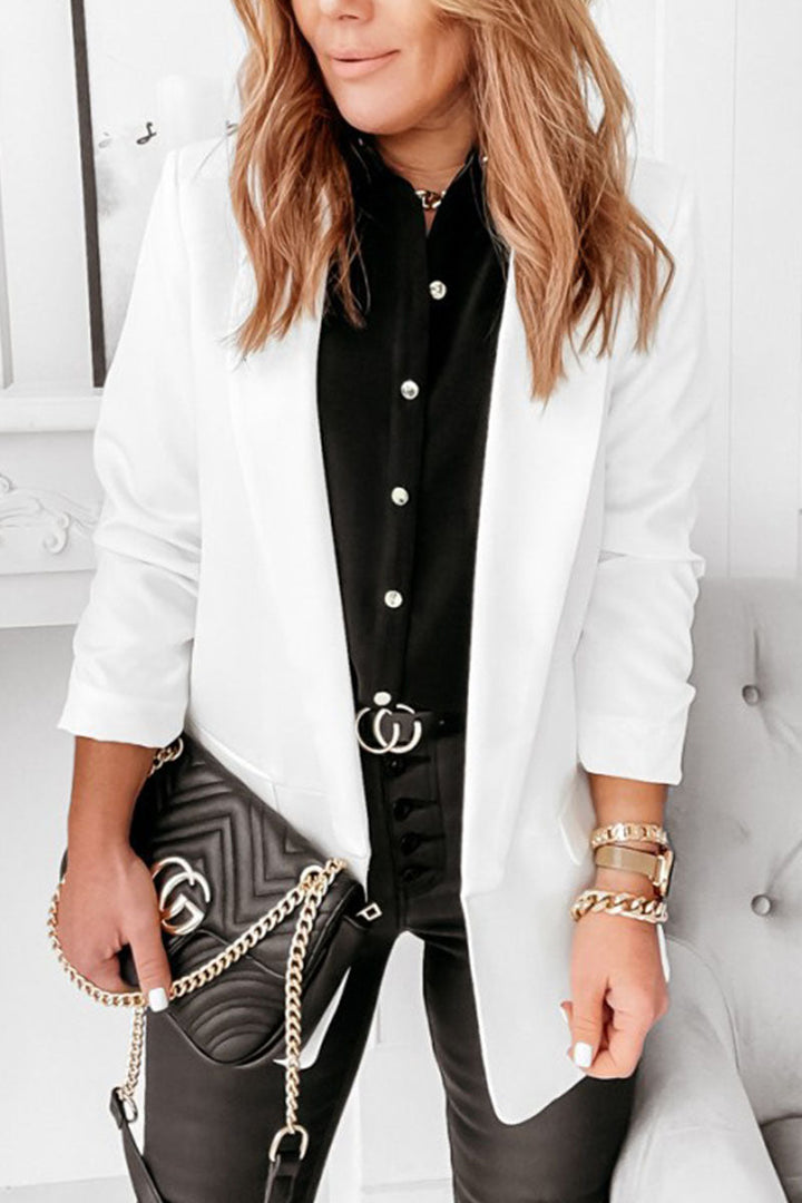 Drune | Damen Wickelkragen Blazer