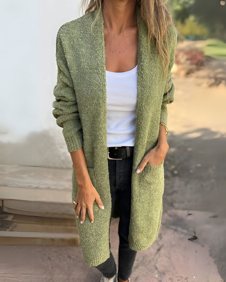 Drune | Lässiger Strick Cardigan mit Taschen