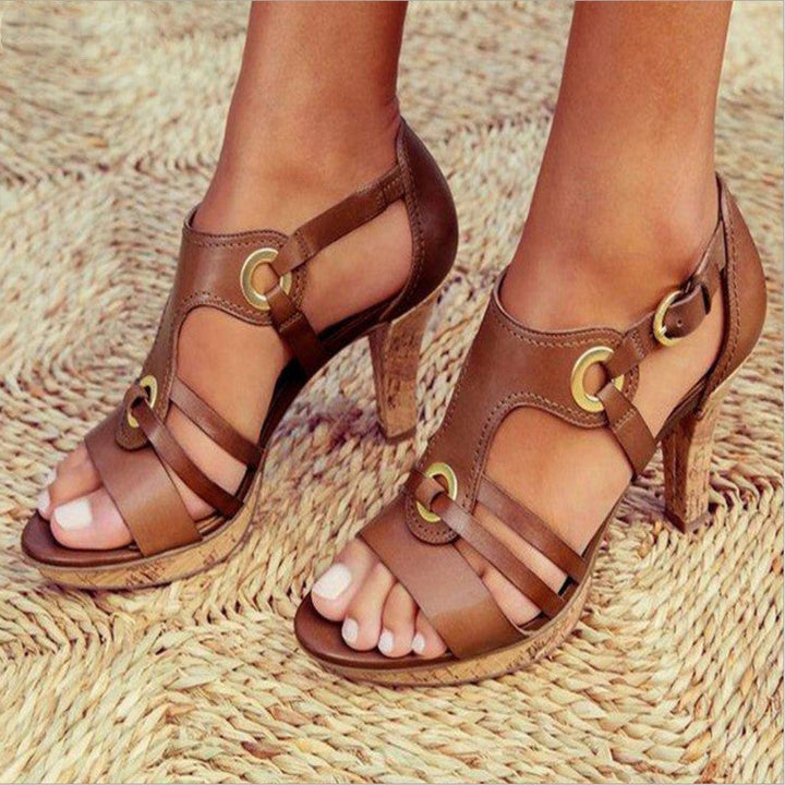 Drune | Trendige Plateau-Sandalen