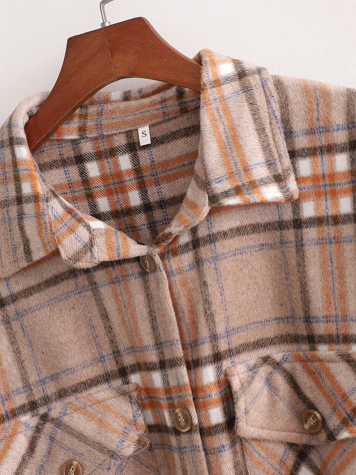 Drune | Längshemd Damenjacke, Herbststil, lockere Passform